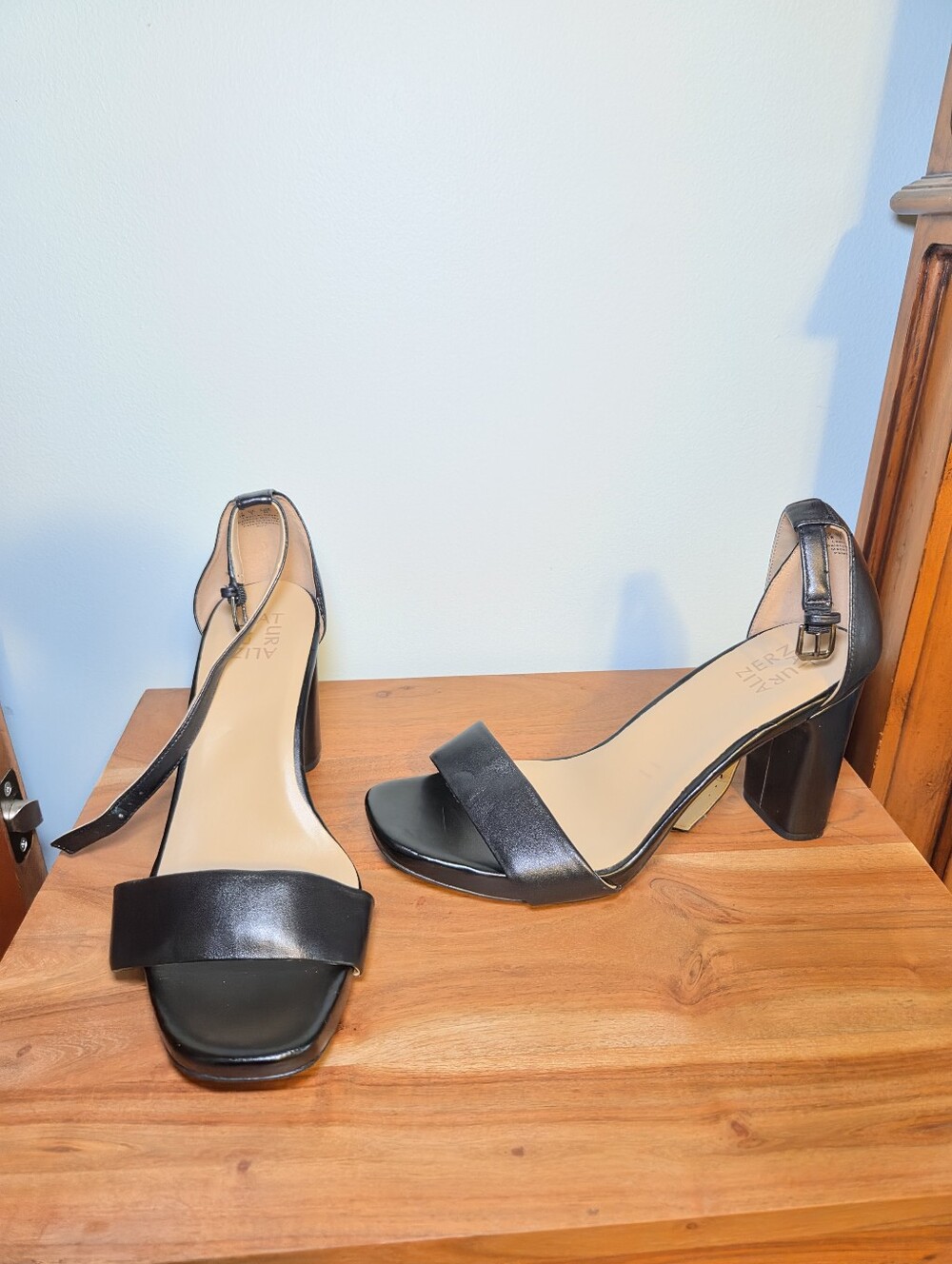 Naturalizer Black Joy Dress Sandal in 11 W